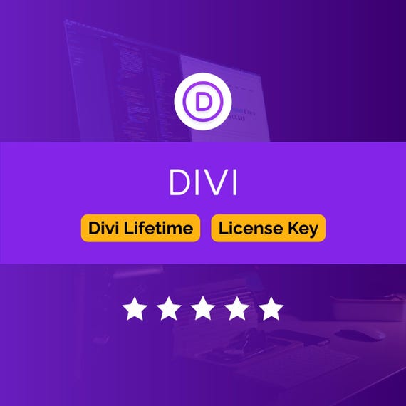 Divi WordPress Theme | Visual Drag & Drop Website Builder | License Key | Instant Delivery