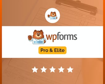 WPForms Pro Elite GPL-licentie | WordPress-formulierbouwer met drag-and-drop-functionaliteit | Te gebruiken op een onbeperkt aantal websites | Direct leverbaar