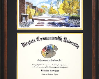 VCU Diploma Frame