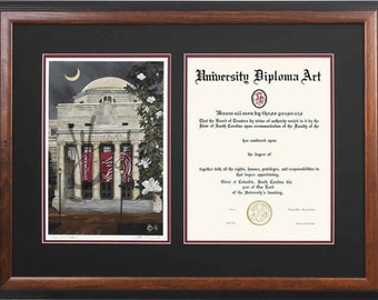 University of South Carolina Diploma Frame