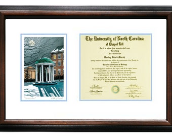 University of North Carolina Diploma Frame