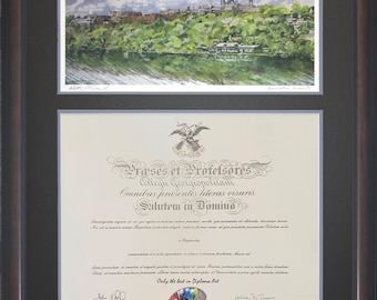Georgetown University Diploma Frame
