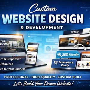Custom Website Design & Development | Shopify Website Developer | WordPress Web Designer | Ecommerce Business Website Development Service