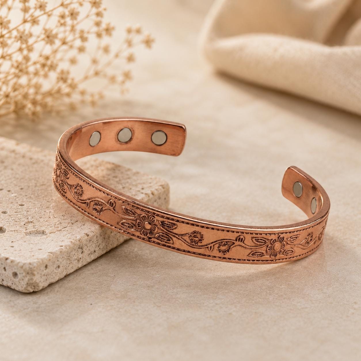 Uncoated Copper Bracelet - Etsy