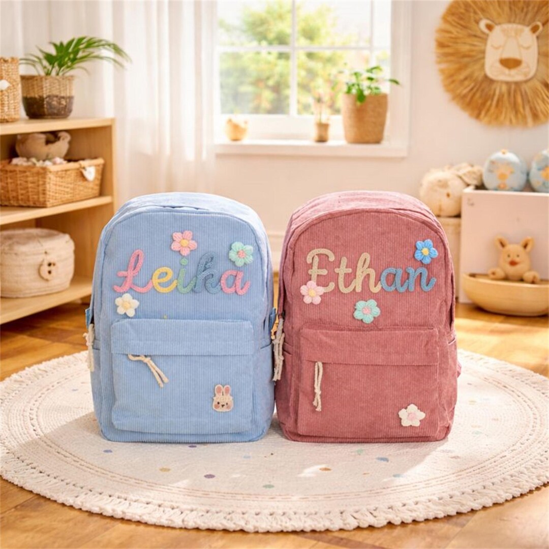 Personalized Embroidered Backpack for Children,custom Toddler School ...