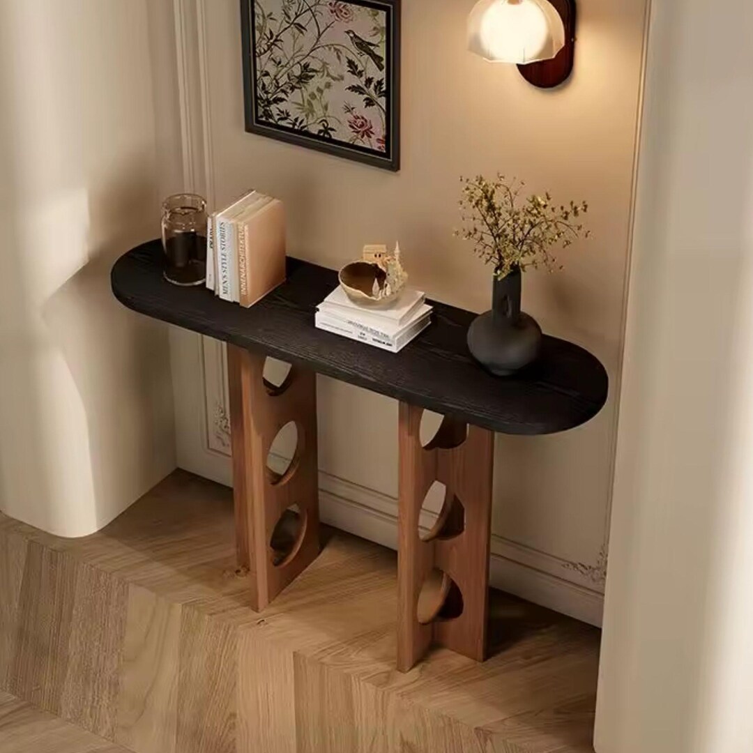 Rectangular Luxury Entryway Table for Living Room, Cafe, Farmhouse ...