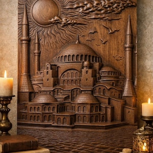 Hagia Sophia for CNC Router – Digital Download (STL & STEP) "Updated Model"