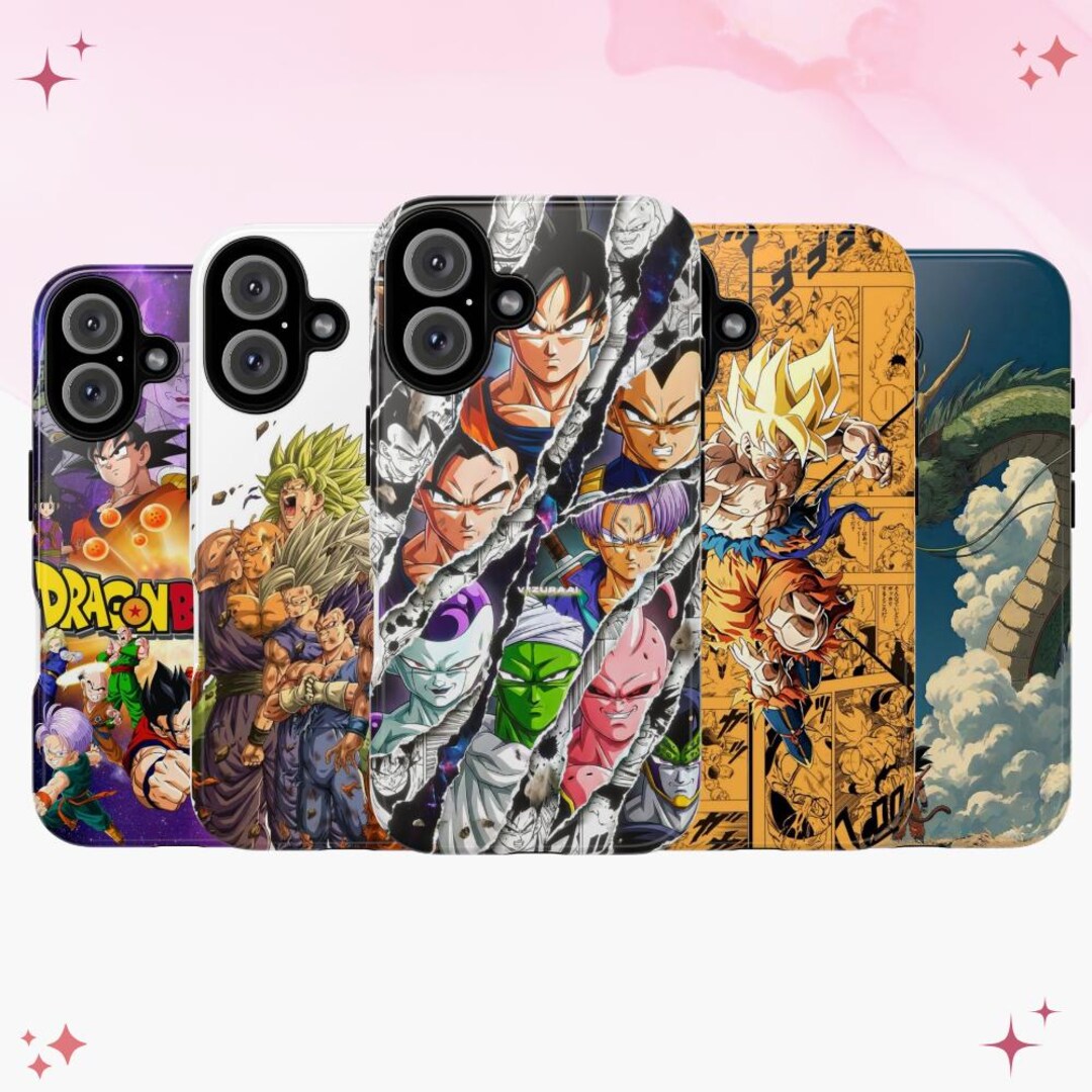 Dragon Ball Z Phone Case – Goku Vegeta Anime Cover for iPhone Samsung ...