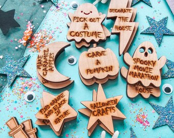 Halloween Countdown, Halloween Bucket List activities, October activity list, spooky Halloween Advent, Halloween activities for kid