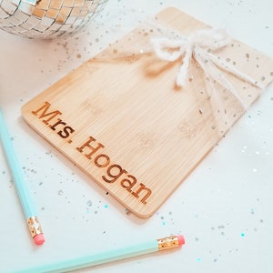 Teacher gift, end of school year gift, child teacher gift, mini charcuterie board, snack board, movie night fun