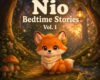 Nio Bedtime Stories Vol. 1 Kids PDF Book Coloring Page Stickers Printable Bedtime Book