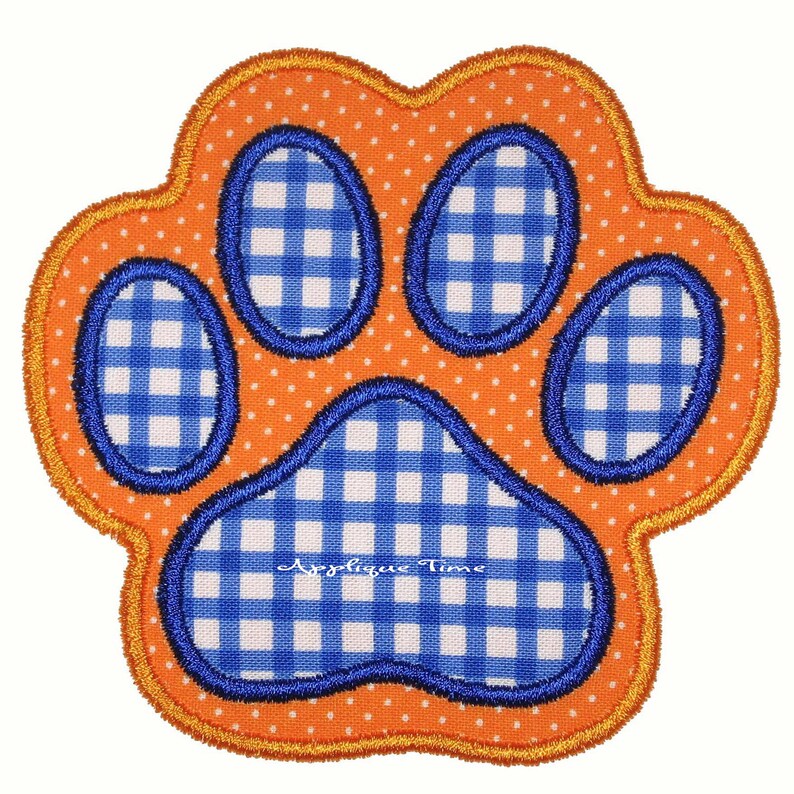 Instant download paw print machine jessecmault applique design  etsy