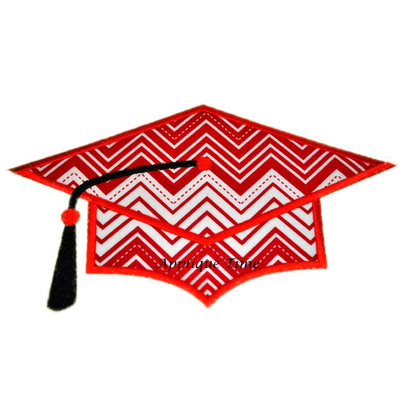 Instant download graduation cap machine jessecmault applique  etsy