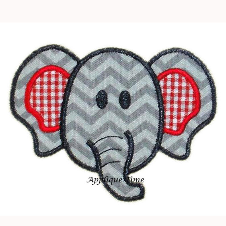 Instant download boy elephant machine embroidery applique  etsy