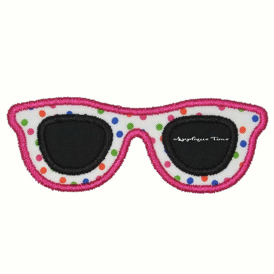 Instant Download Sunglasses Machine Embroidery Applique Design Etsy