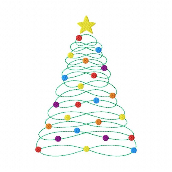 Instant Download Infinity Christmas Tree Machine Embroidery Instant Download Infinity Christmas Tree Machine Embroidery