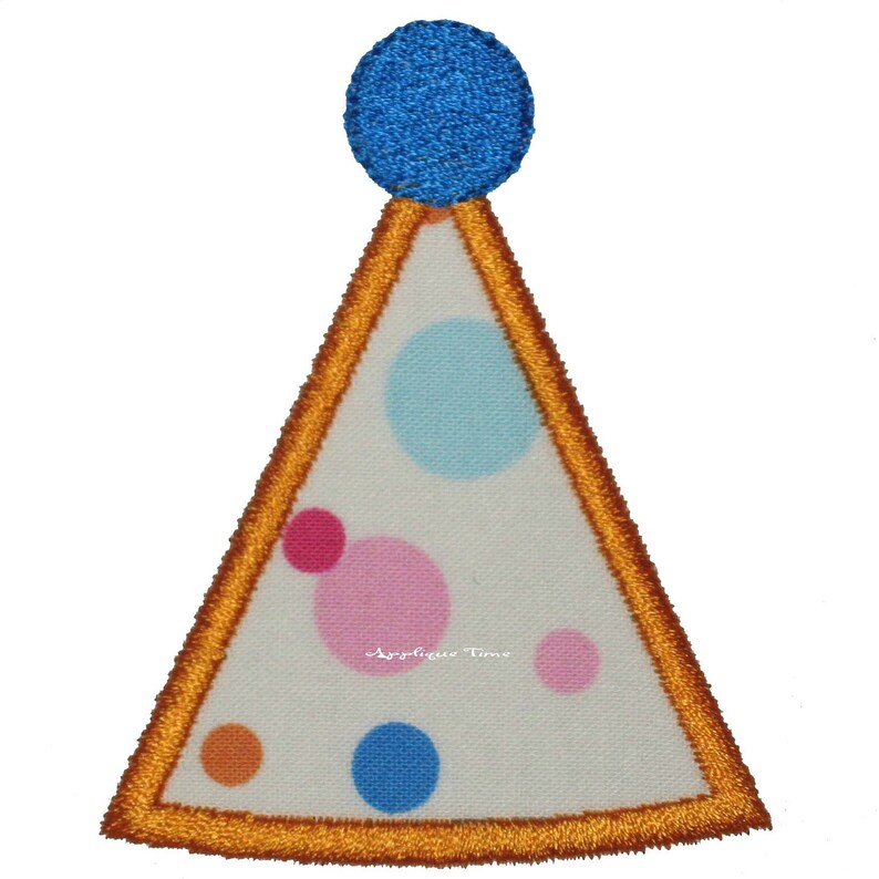 Instant Download Birthday Hat Add On Machine Embroidery Etsy