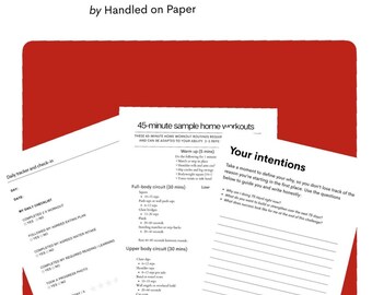 75 Hard Lite Planner PDF | 10-Day Check-Ins & Reflection | Digital Download