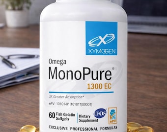 Omega MonoPure 1300 EC Omega Fish Oil Lifestyle Series – Daily Balance Care, 60 Count