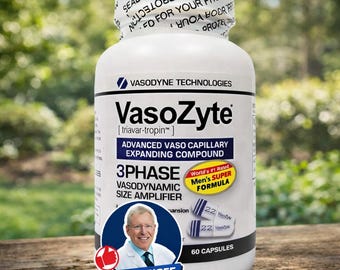 VasoZyte Formula - Boosts Healthy Blood Flow & Vitality - Featuring Oligopin - Pure Extraction - 60 Capsules