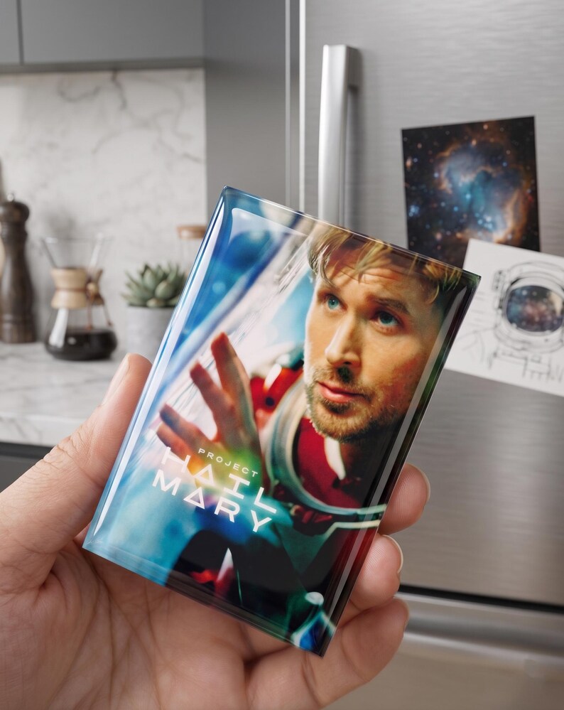 Custom Project Hail Mary Acrylic Fridge Magnet, Rocky Alien Sci-fi Book ...