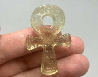 Libyan Desert Glass Ankh Decoration – The Symbol of Eternal Life(35mm)