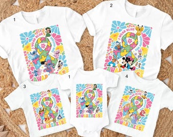 Disneyland Autism Shirt, I Wear Blue For Autism Shirt, Autism Awareness Shirt, Autism Puzzle Shirt, Disneyland Family Group Matching Shirt