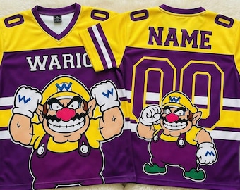 Camiseta de fútbol personalizada de Super Mario Camiseta de personajes de Mario Camiseta del universo épico Camiseta de Mario Camiseta de Disneyland Camiseta a juego para grupos