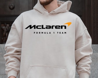 McLaren Formula 1 Team Racing Hoodie, Unisex Cotton Polyester Blend