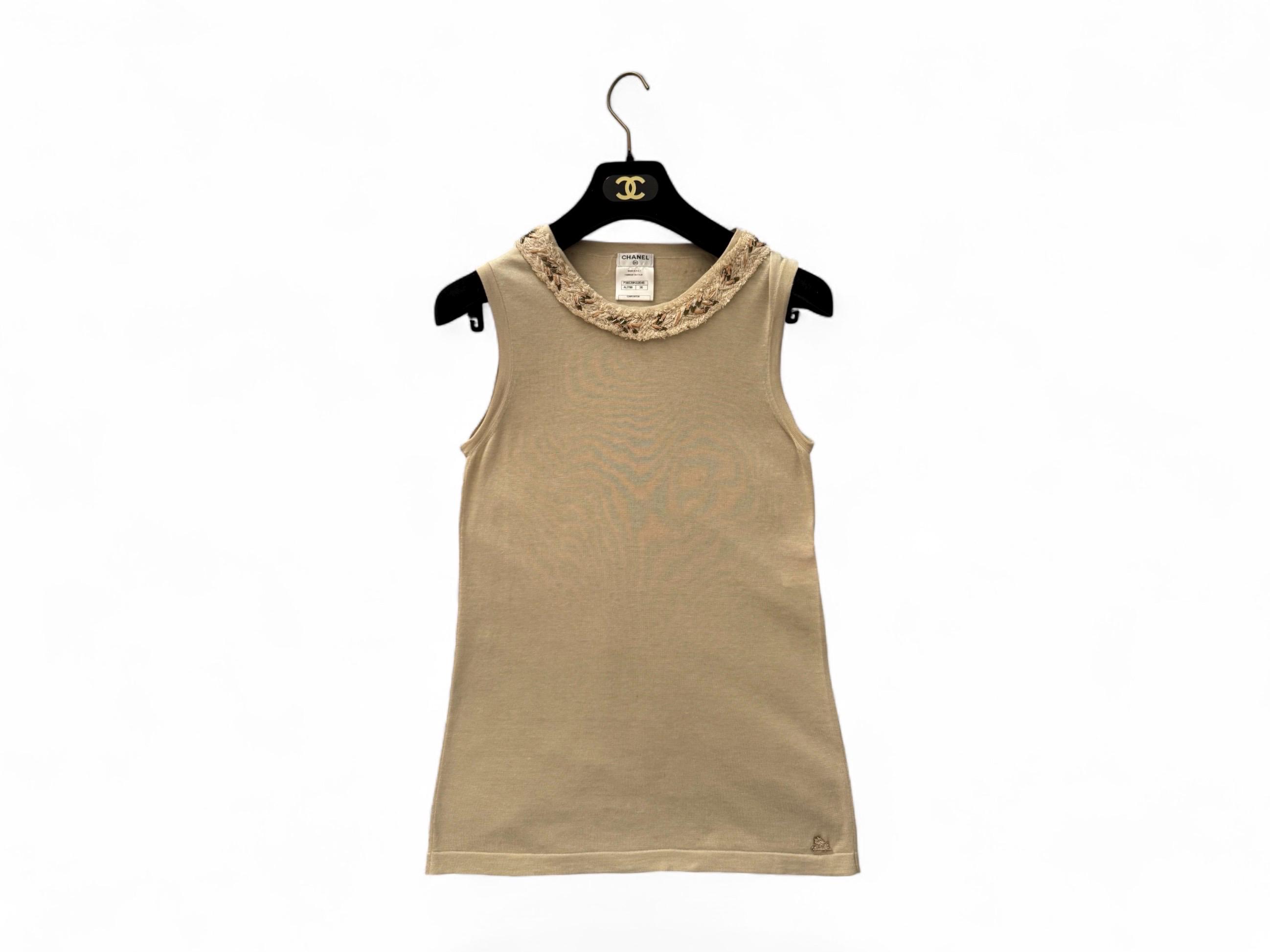 Vintage Chanel Tank Top - Etsy