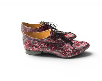 Emporio Armani Intricately Patterned Jacquard Brogues