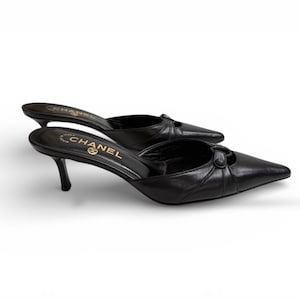 Chanel Slingback Shoes Vintage - Etsy Canada