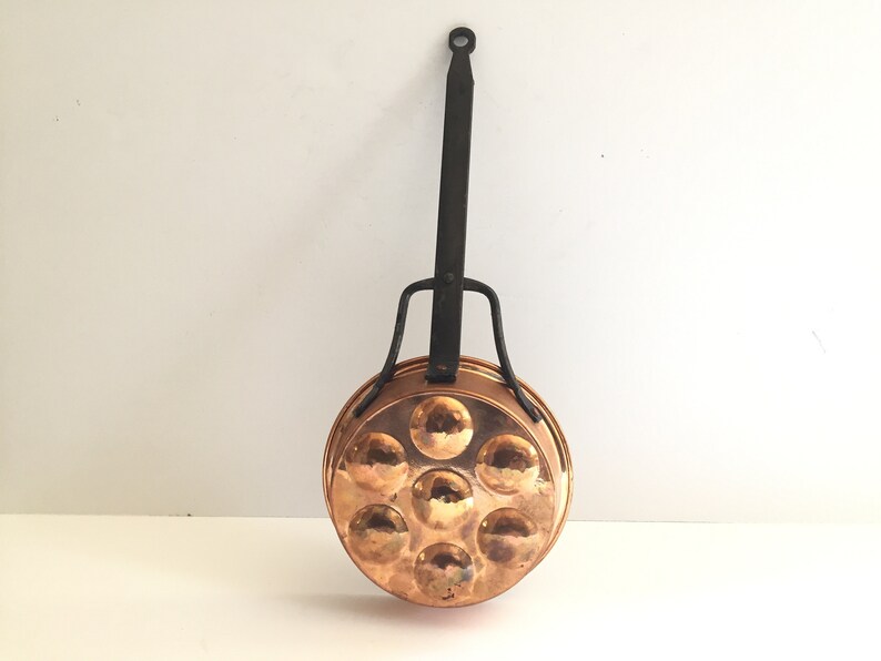 Vintage Copper Escargot Pan Vintage Decorative Copper Pan Etsy