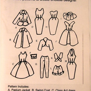 Pattern for the  &quot;Silkstone Barbie&quot; by Marirose in PDF
