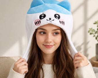 Chiikawa Character Hat, Kawaii Anime Headgear - Cute Gift