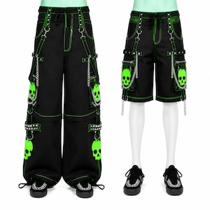 Mens Neon Green Cargo Shorts - Etsy