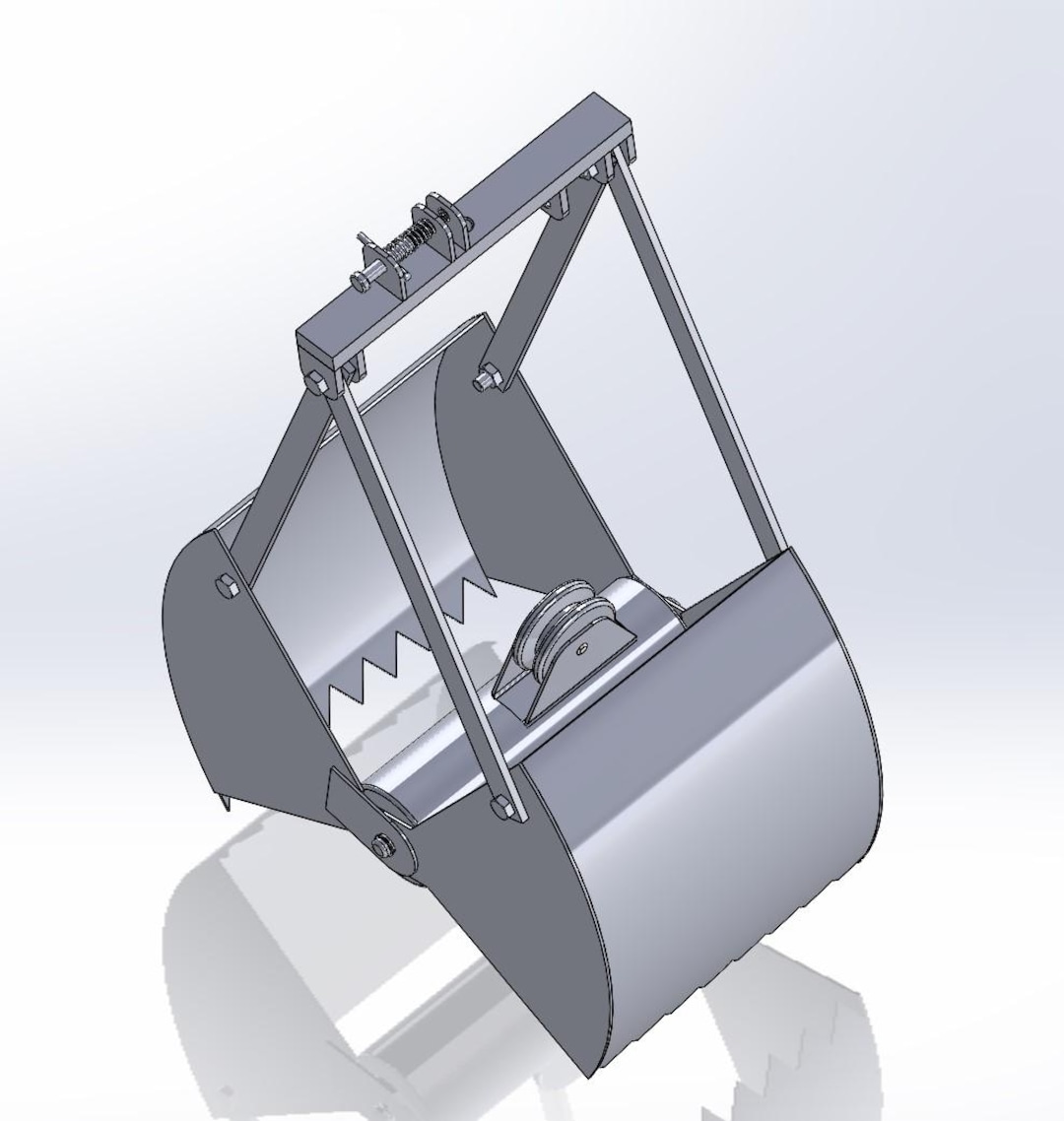 Clamshell Typekey Manual Well Cleaning Grab (clamshell Type) - Plans, Dxf and Fabrication ...
