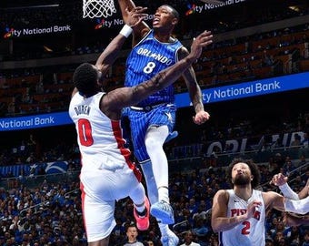 Jamal Cain png mate sobre Jalen Duren Orlando Magic, Detroit Pistons png descarga digital