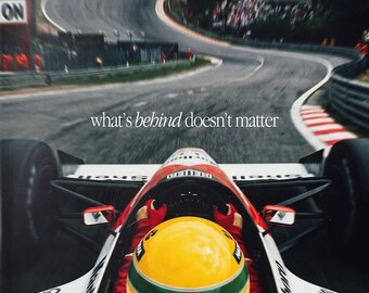Ayrton Senna png, F1 McLaren Honda Lo que queda atrás no importa Imprimir png descarga digital