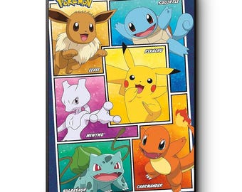 Pokémon PNG - Descarga digital de pared grupal PNG