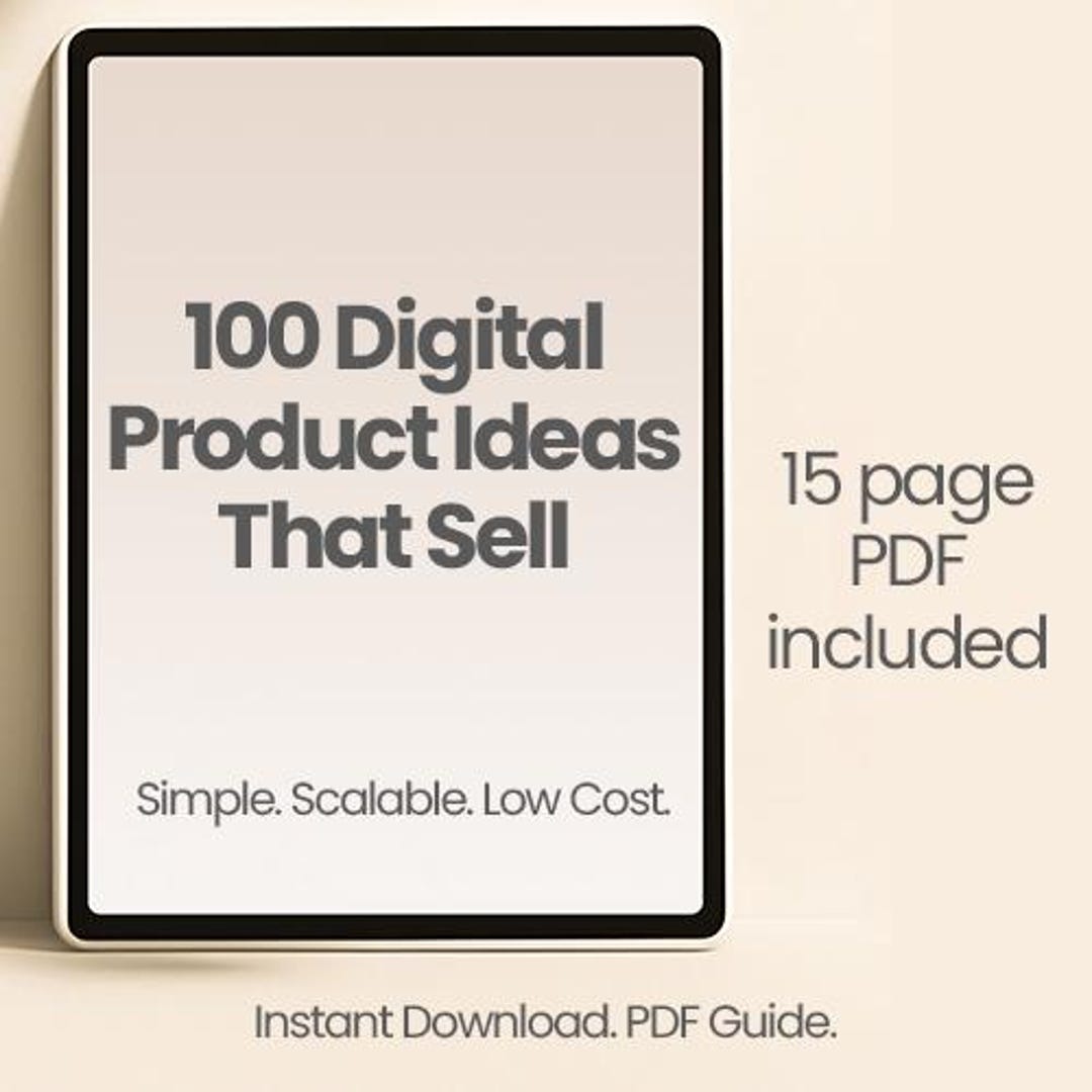 Digital Product Ideas – 100 Profitable Digital Products to Sell Online ...