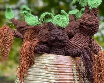 Knitted Mandrake Etsy