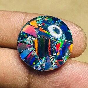 Excellent Quality Monarch Opal Cabochon Welo Fire Australian Opal Cabs Monarch Opal Ring Crystal Use For 925 Artisan Jewelry Ring 19X19X5 MM