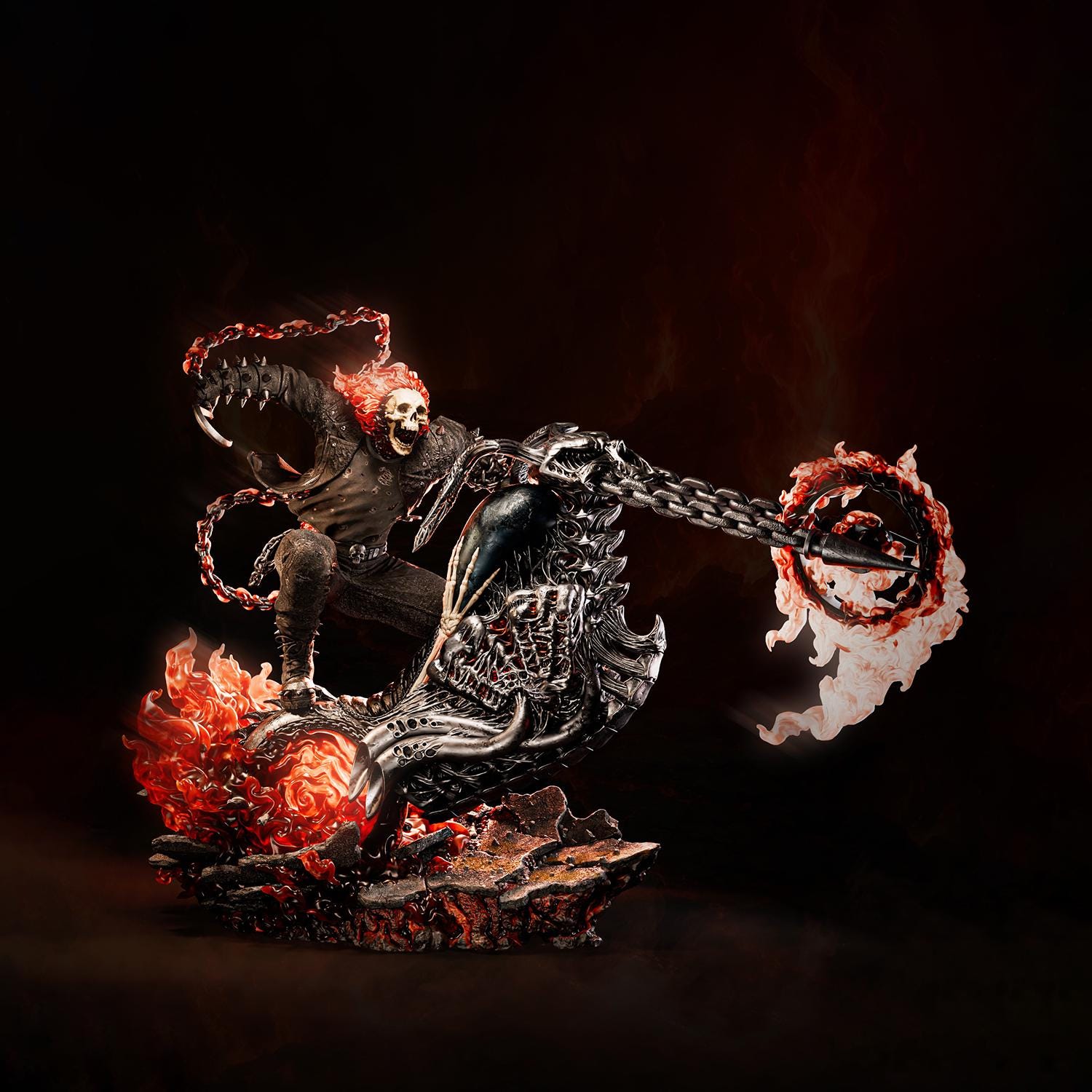 Ghost Rider 3D STL Statue Print Model File - Etsy