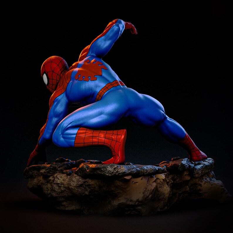 Spiderman Classic 3D STL Statue Print Model File - Etsy UK