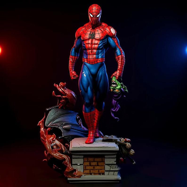 Spiderman Standar 3D STL Statue Print Model File - Etsy Canada
