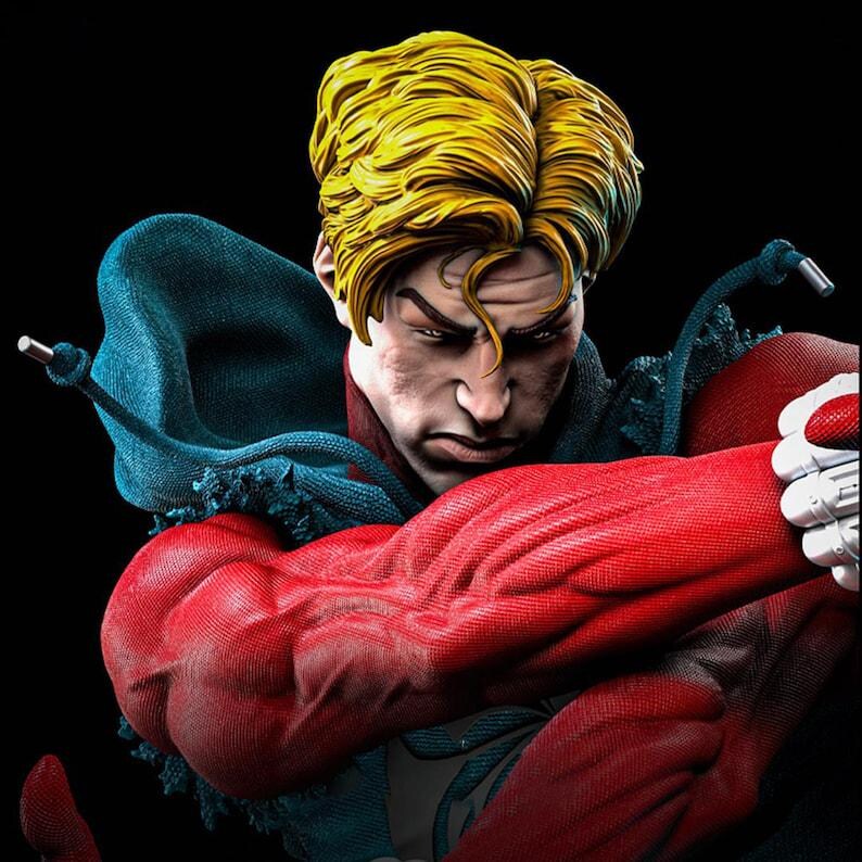 Scarlet Spiderman 3D STL Statue Print Model File - Etsy
