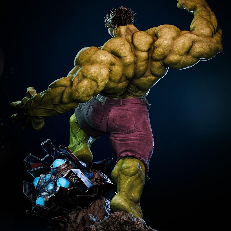 Hulk 3D STL Statue Print Model File - Etsy
