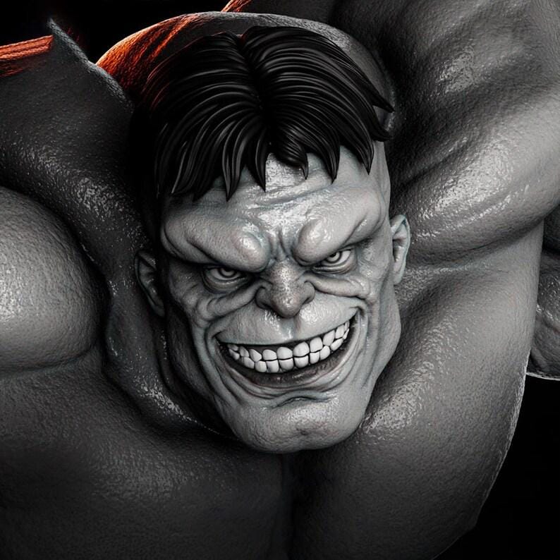Hulk 3D STL Statue Print Model File - Etsy