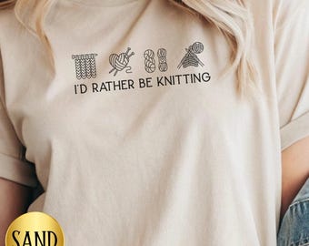 Funny Knitting Gift for Her, Funny Knitting Tshirt, Funny Gift for Knitter, Sarcastic Gift for Crochet Lover, Yarn Lover Gift for Her